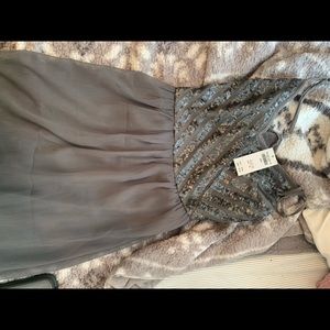 never worn sparkly gray hollister dress! ♡